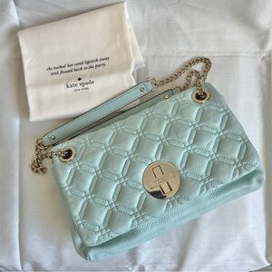 🌻 Kate Spade Quilted Leather Cynthia Astor Court Shoulder Bag